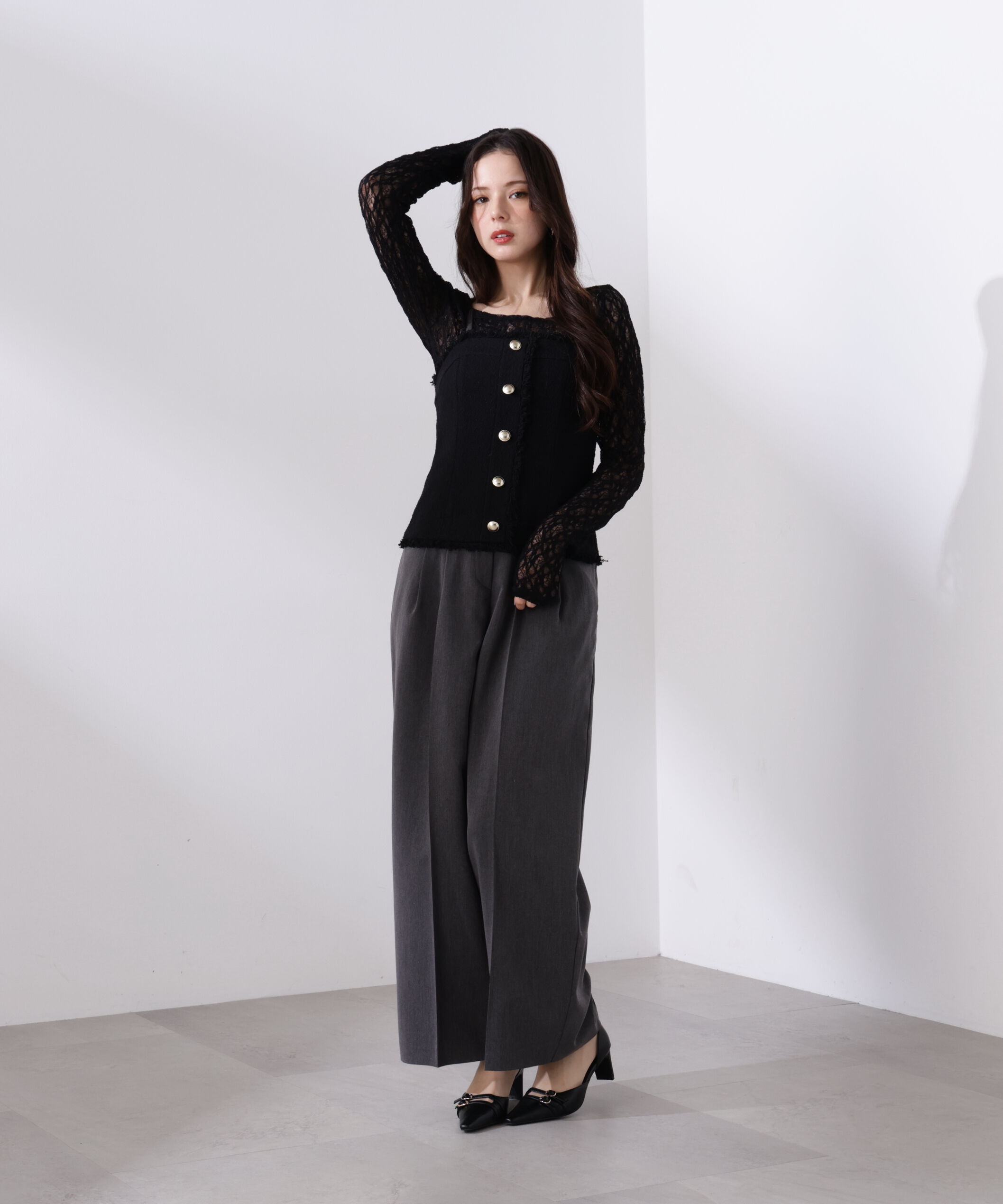 PROPORTION BODY DRESSING「＜L＞MIXキャミオールインワン　26SS」|ワンピース|