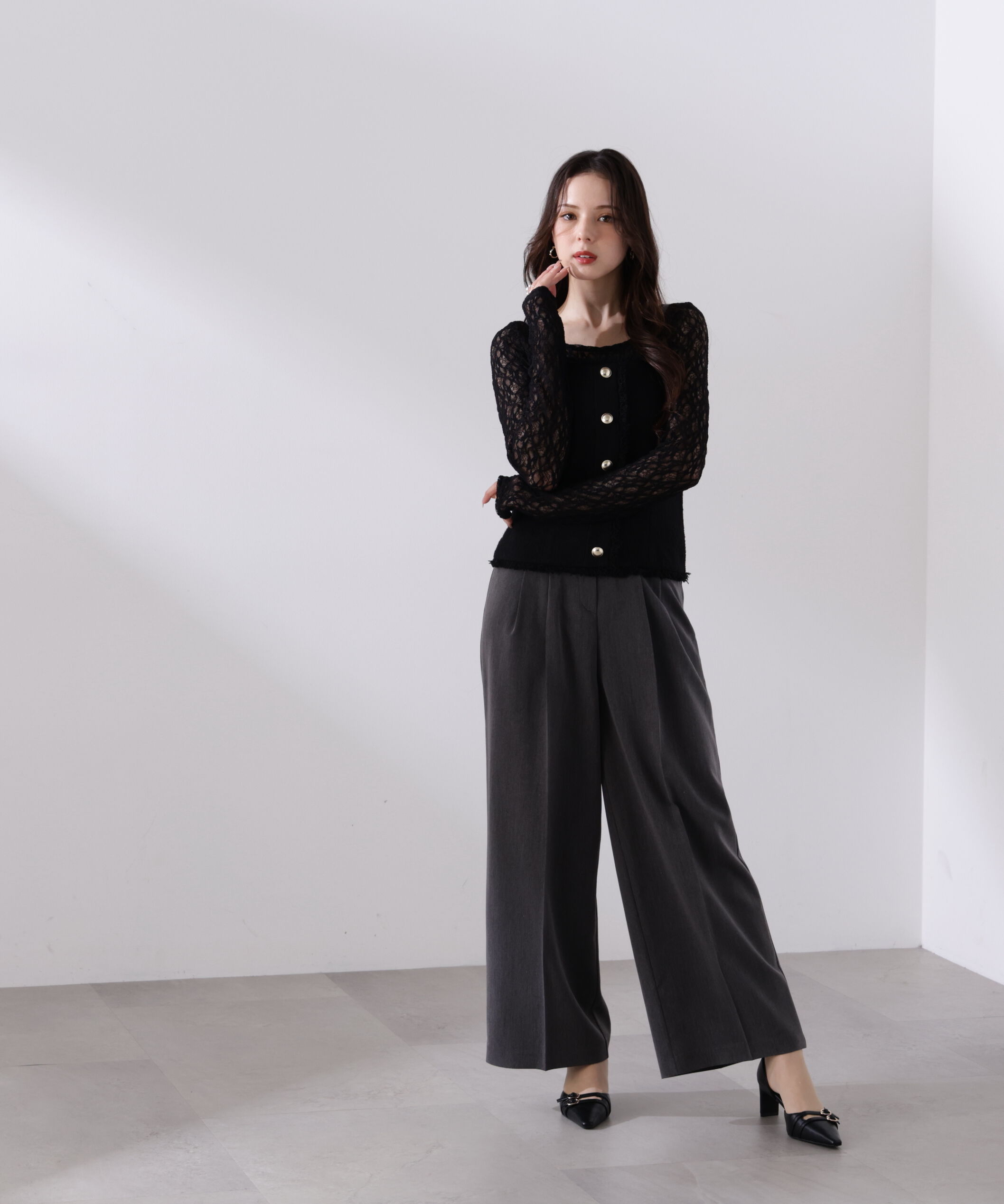 PROPORTION BODY DRESSING「＜L＞MIXキャミオールインワン　26SS」|ワンピース|
