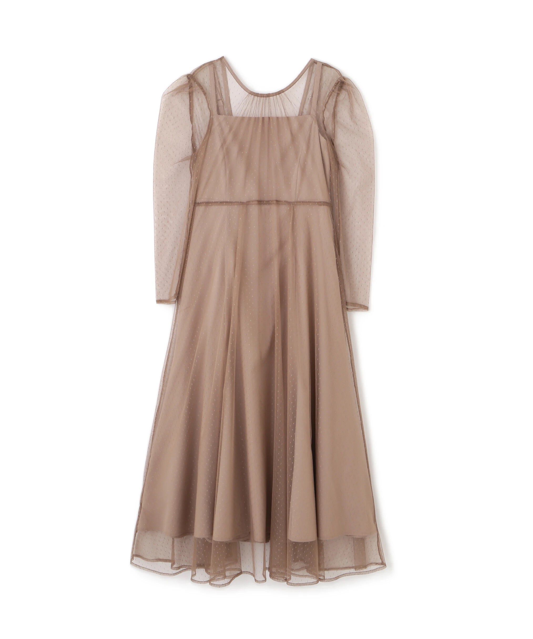 PROPORTION BODY DRESSING「＜藤田みりあさんコラボ＞キャミ付きチュールワンピース 25AW」|ワンピース|