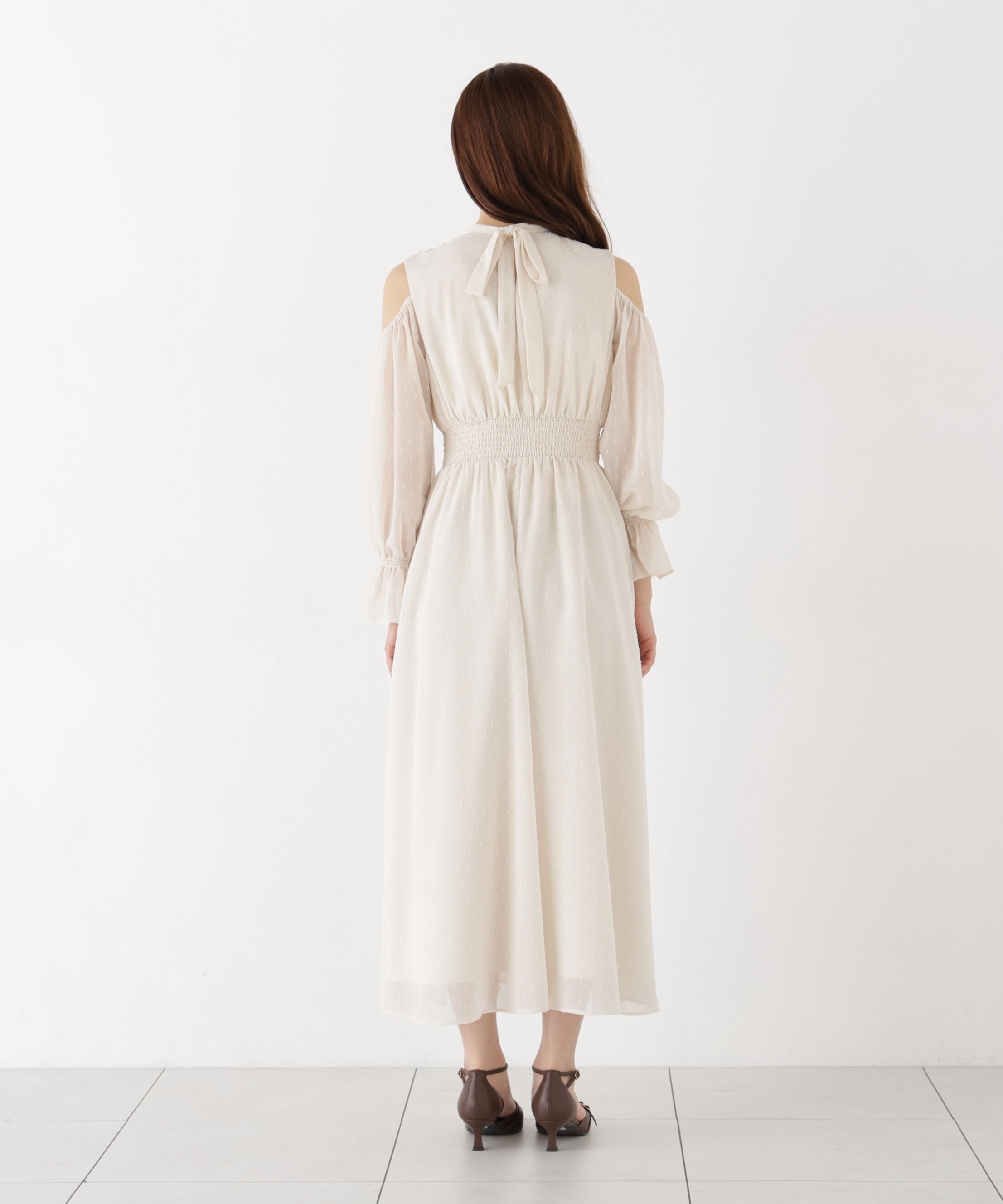PROPORTION BODY DRESSING「オープンショルダーワンピース」|ワンピース|