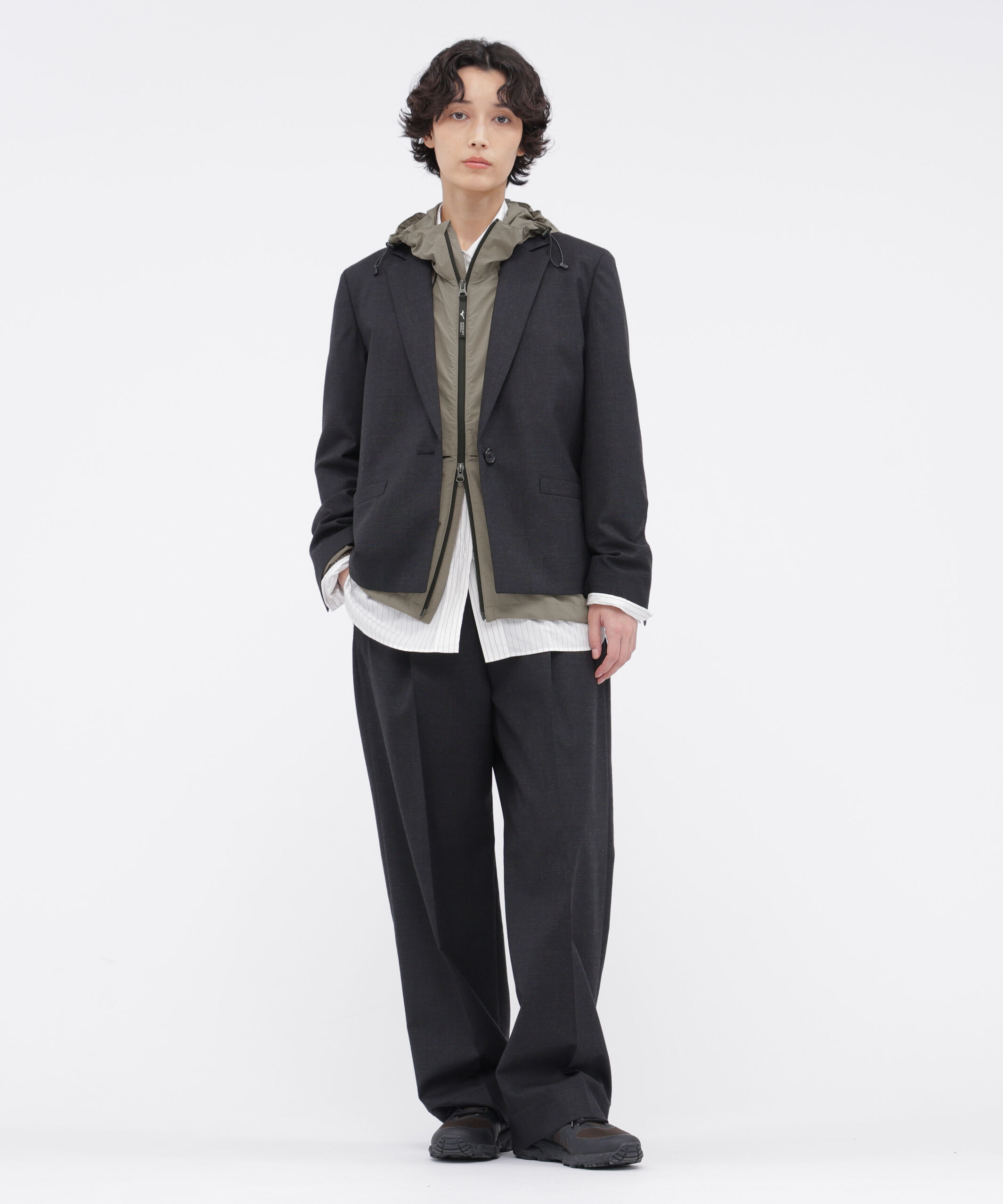  「MUTED WOOL CHECK JACKET」|その他|