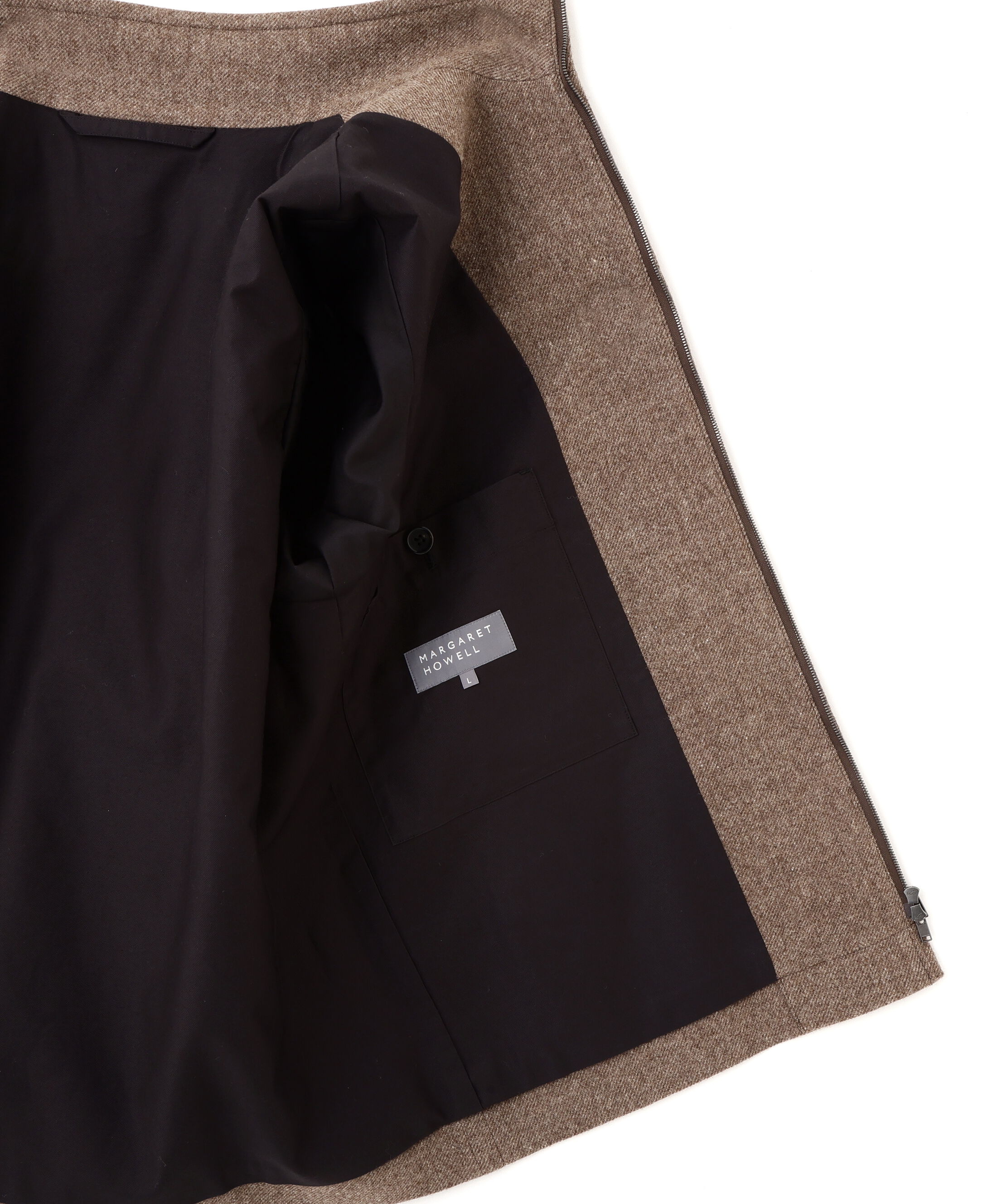 MARGARET HOWELL「NATURAL WOOL TWILL BLOUSON」|ブルゾン・スタジャン|