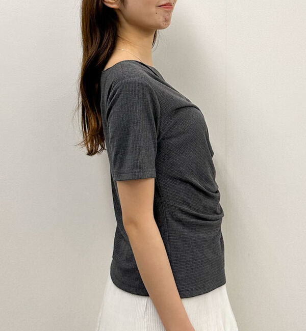 archives「【ＯＮかわ】アシメタックボタンカットＴＯＰＳ　５Ｓ」|Tシャツ・カットソー|
