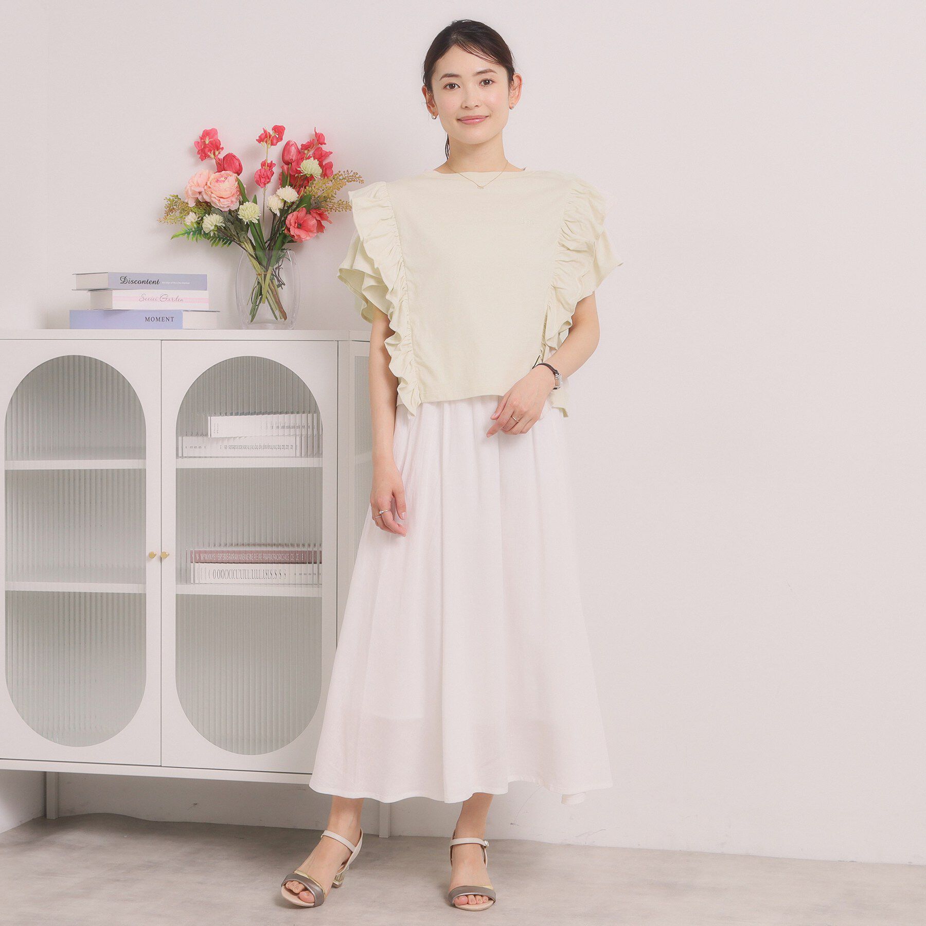 ITS&rsquo;DEMO「＜Lee＞ RUFFLESLEEVES TEE」|Tシャツ・カットソー|