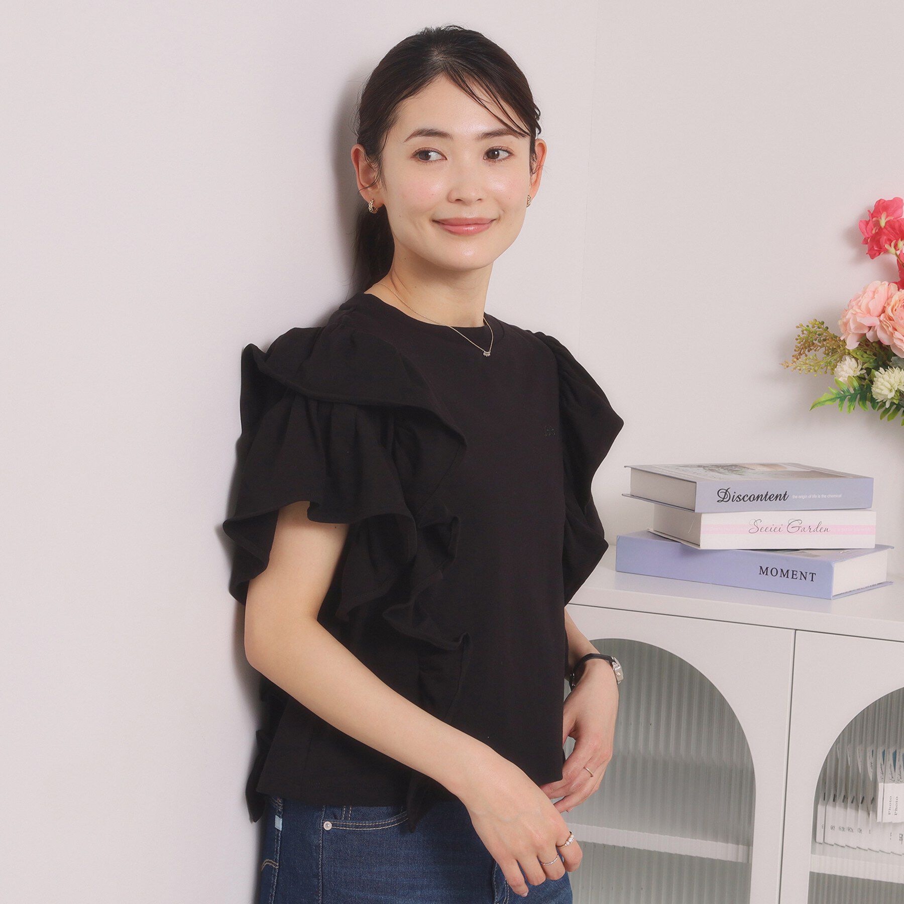 ITS&rsquo;DEMO「＜Lee＞ RUFFLESLEEVES TEE」|Tシャツ・カットソー|