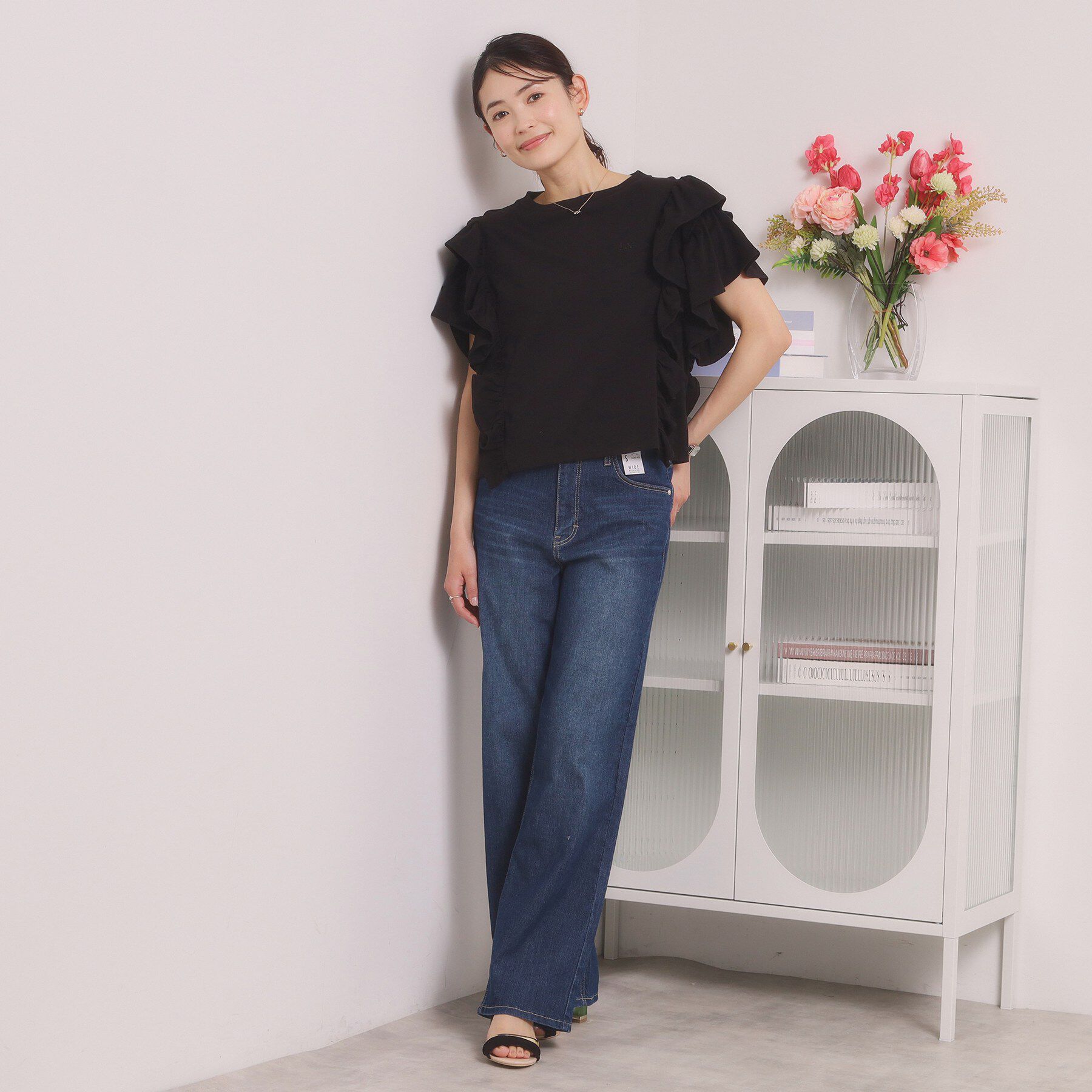 ITS&rsquo;DEMO「＜Lee＞ RUFFLESLEEVES TEE」|Tシャツ・カットソー|