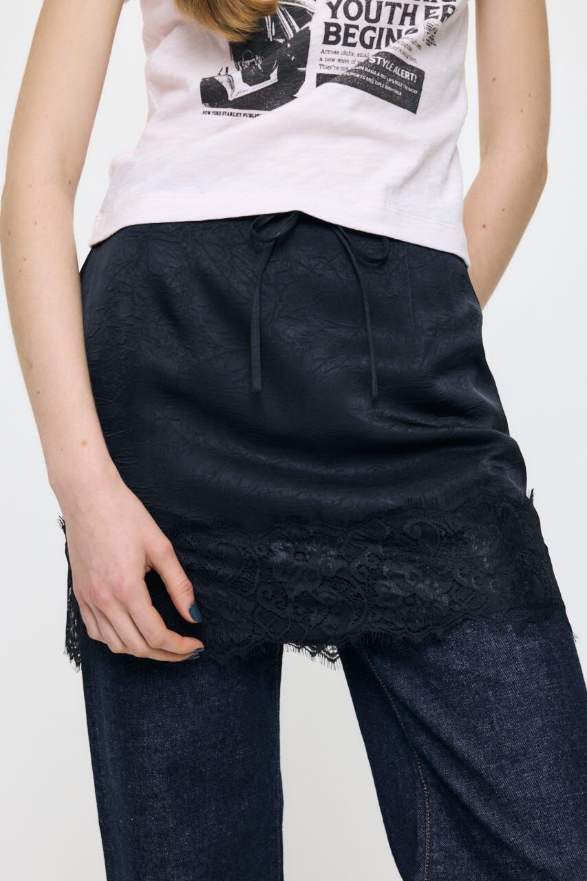 MOUSSY「LACE MINI スカート」|スカート|