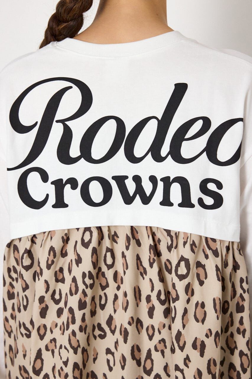 RODEO CROWNS「バックギャザードッキングロングTシャツ」|Tシャツ・カットソー|