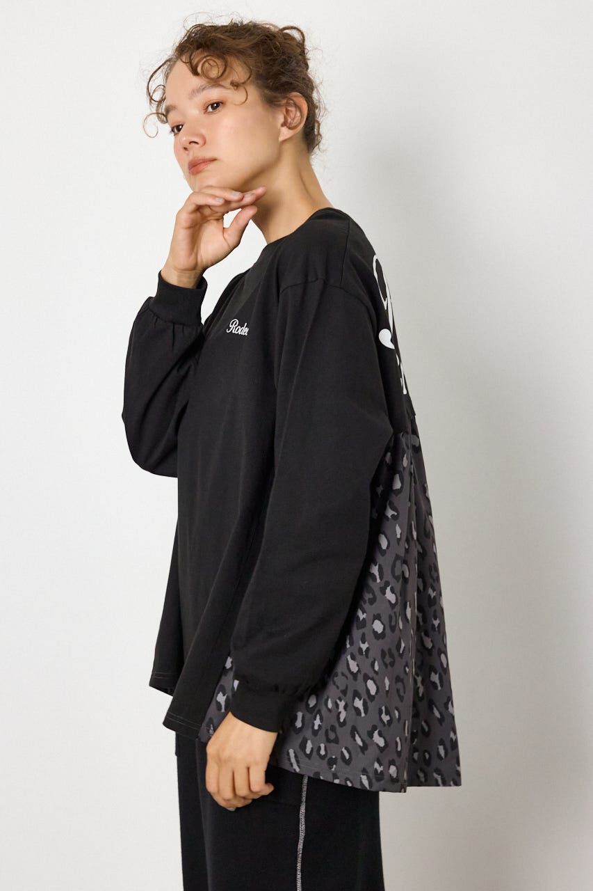 RODEO CROWNS「バックギャザードッキングロングTシャツ」|Tシャツ・カットソー|