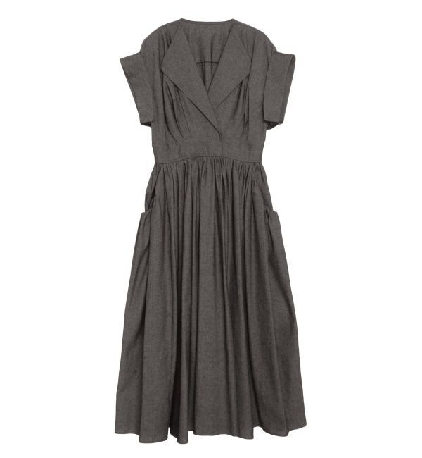 ELENDEEK「OPEN COLLAR SHIRT OP」|ワンピース|