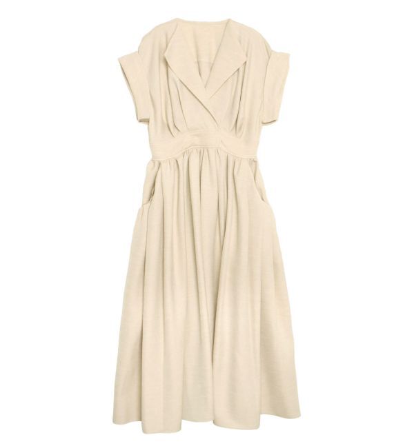 ELENDEEK「OPEN COLLAR SHIRT OP」|ワンピース|