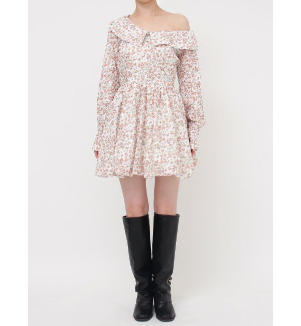 dazzlin「ワンショルバルーンミニワンピース」|ワンピース|