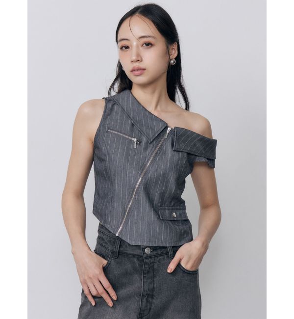 MURUA「ライダースワンショルシャツ」|シャツ・ブラウス|