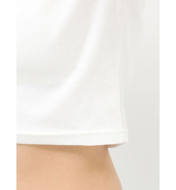 EVRIS「レタリングシンプルショートTシャツ」|Tシャツ・カットソー|
