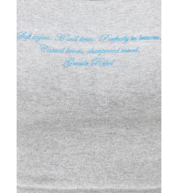 EVRIS「レタリングシンプルショートTシャツ」|Tシャツ・カットソー|