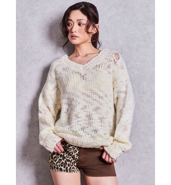 GYDA「GG studs leopardショートパンツ」|その他|