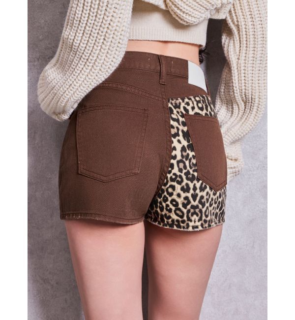 GYDA「GG studs leopardショートパンツ」|その他|