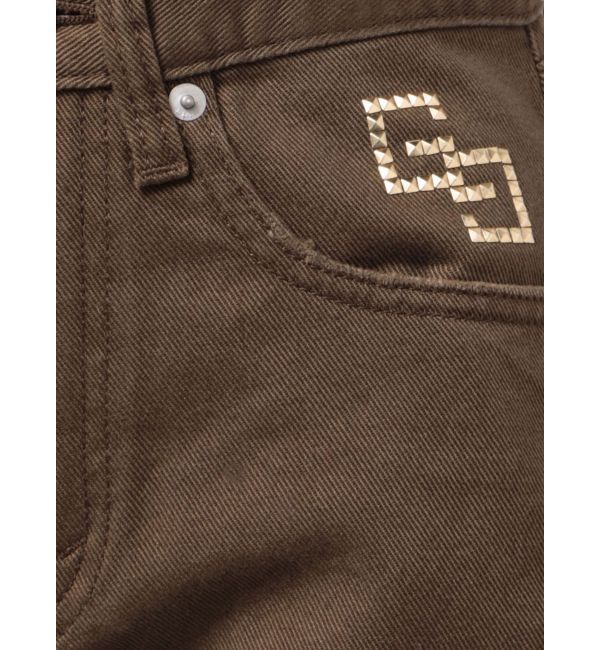 GYDA「GG studs leopardショートパンツ」|その他|