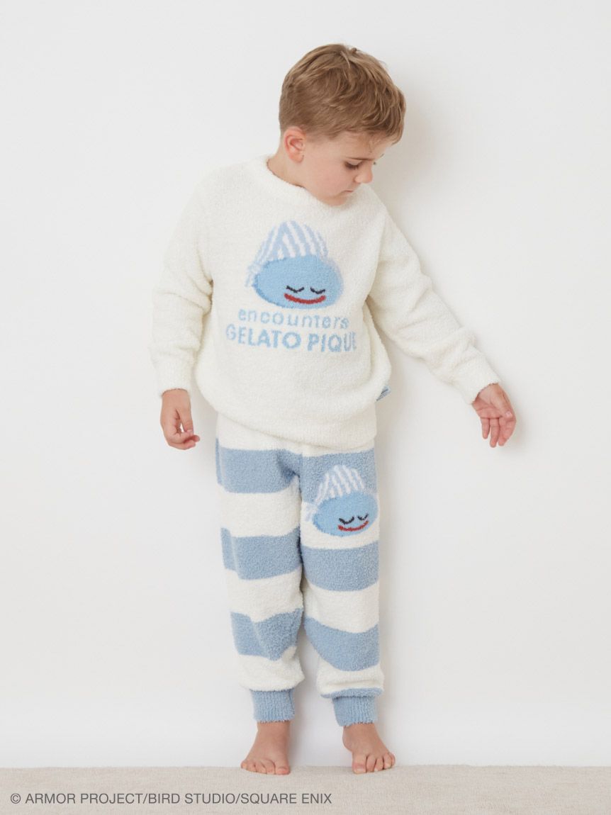 GELATO PIQUE KIDS & BABY「【ドラゴンクエスト】【キッズ】ベビモコプルオーバー&ボーダーロングパンツセット」|ルームウェア|