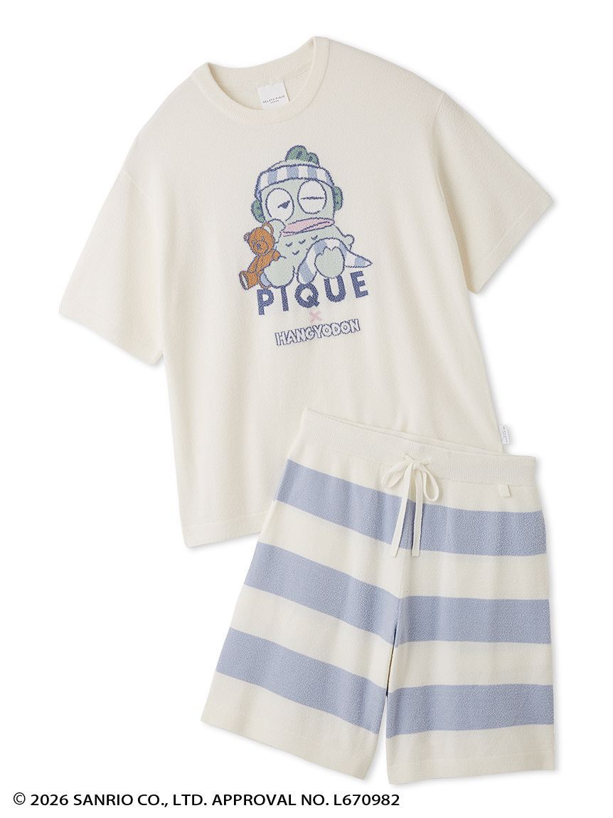 GELATO PIQUE HOMME「【ハンギョドン】【HOMME】ジャガードプルオーバー&ハーフパンツセット」|ルームウェア|OWHT