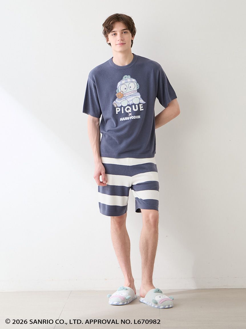 GELATO PIQUE HOMME「【ハンギョドン】【HOMME】ジャガードプルオーバー&ハーフパンツセット」|ルームウェア|