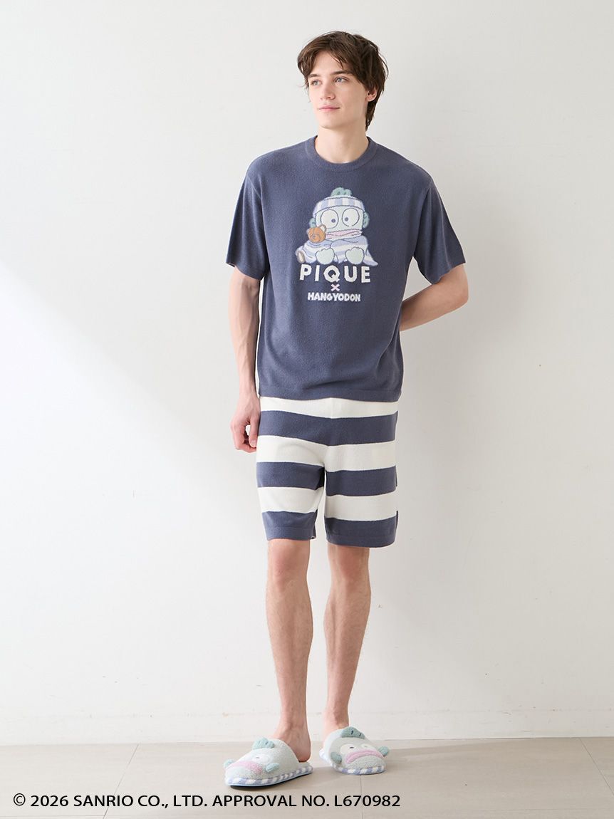 GELATO PIQUE HOMME「【ハンギョドン】【HOMME】ジャガードプルオーバー&ハーフパンツセット」|ルームウェア|