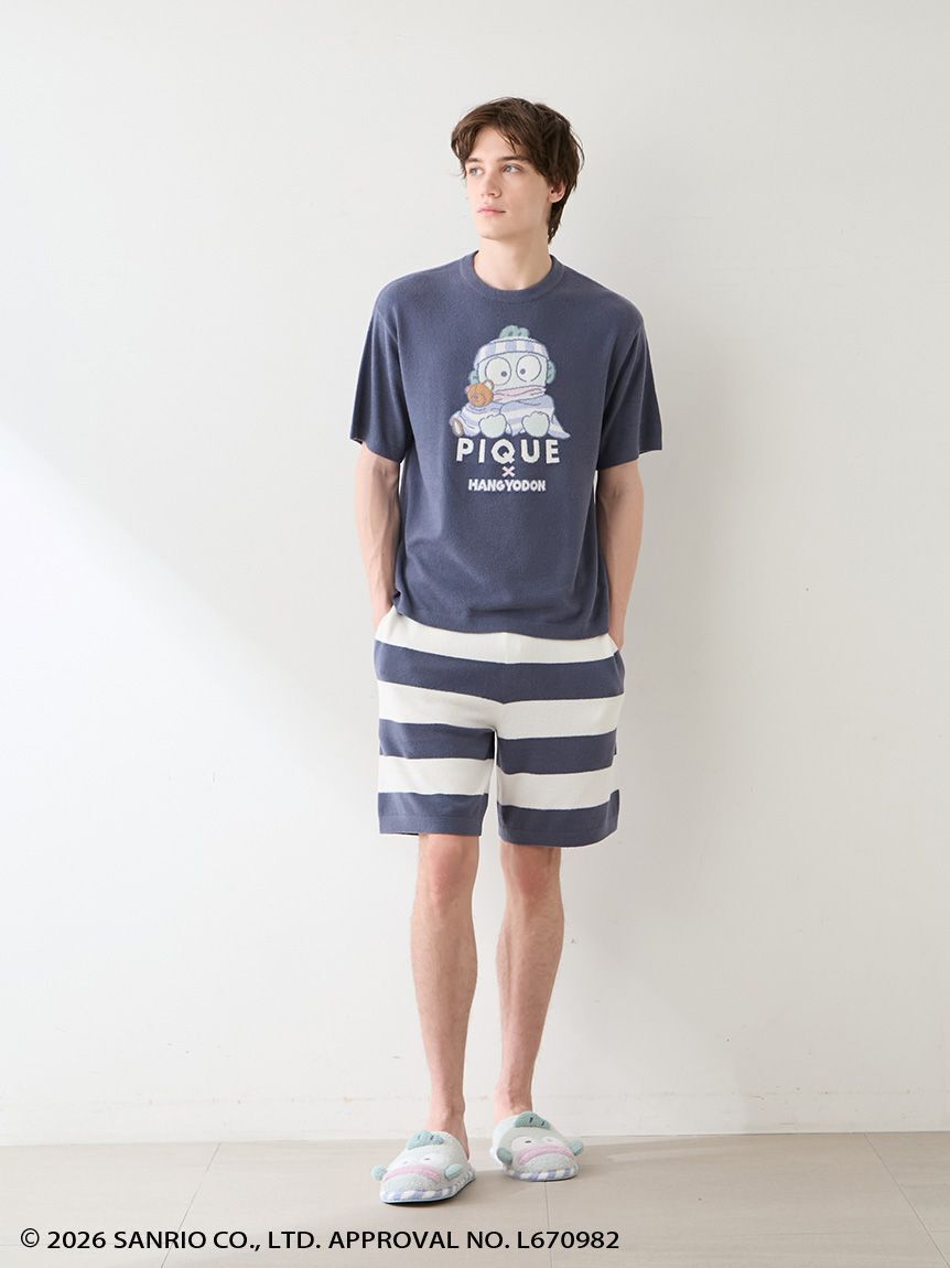 GELATO PIQUE HOMME「【ハンギョドン】【HOMME】ジャガードプルオーバー&ハーフパンツセット」|ルームウェア|