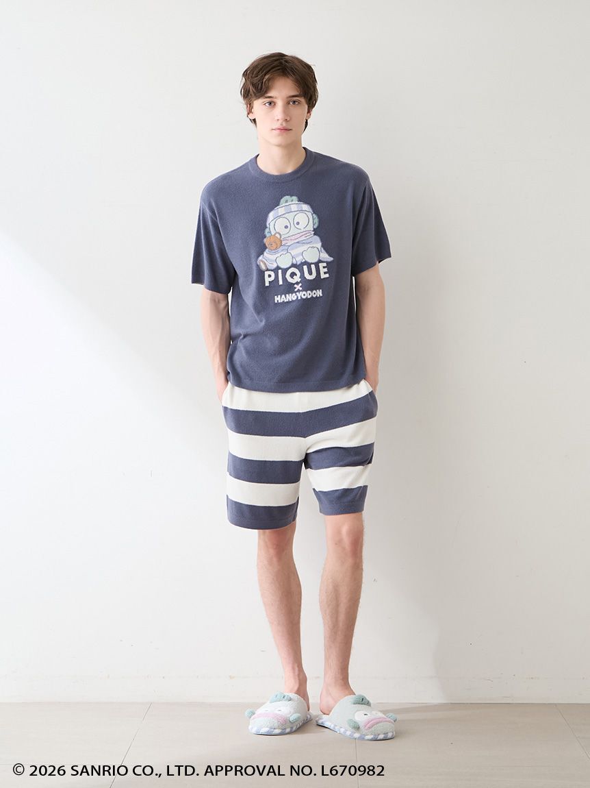GELATO PIQUE HOMME「【ハンギョドン】【HOMME】ジャガードプルオーバー&ハーフパンツセット」|ルームウェア|