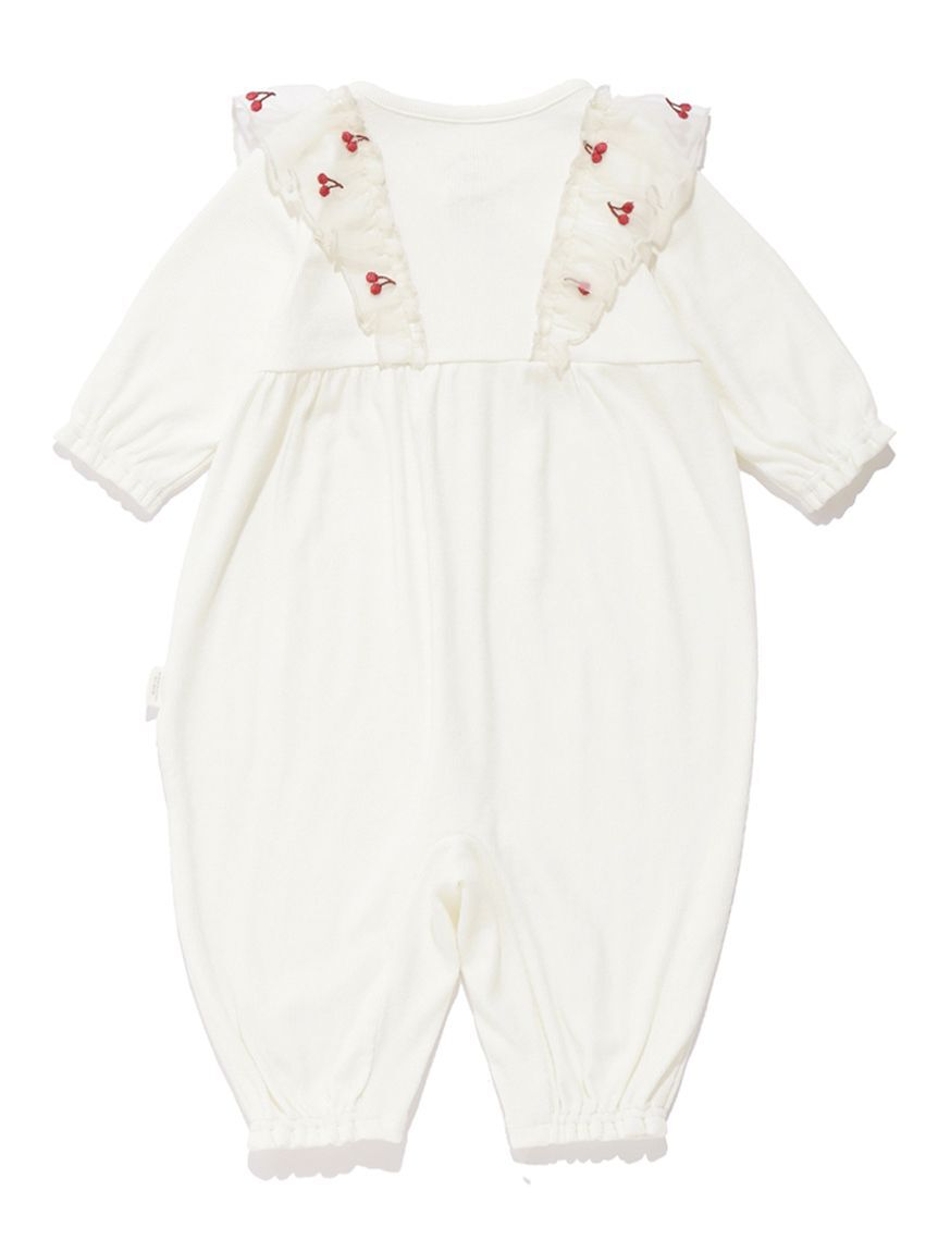 GELATO PIQUE KIDS & BABY「【BABY】チェリー柄チュール2WAYオール」|ロンパース|