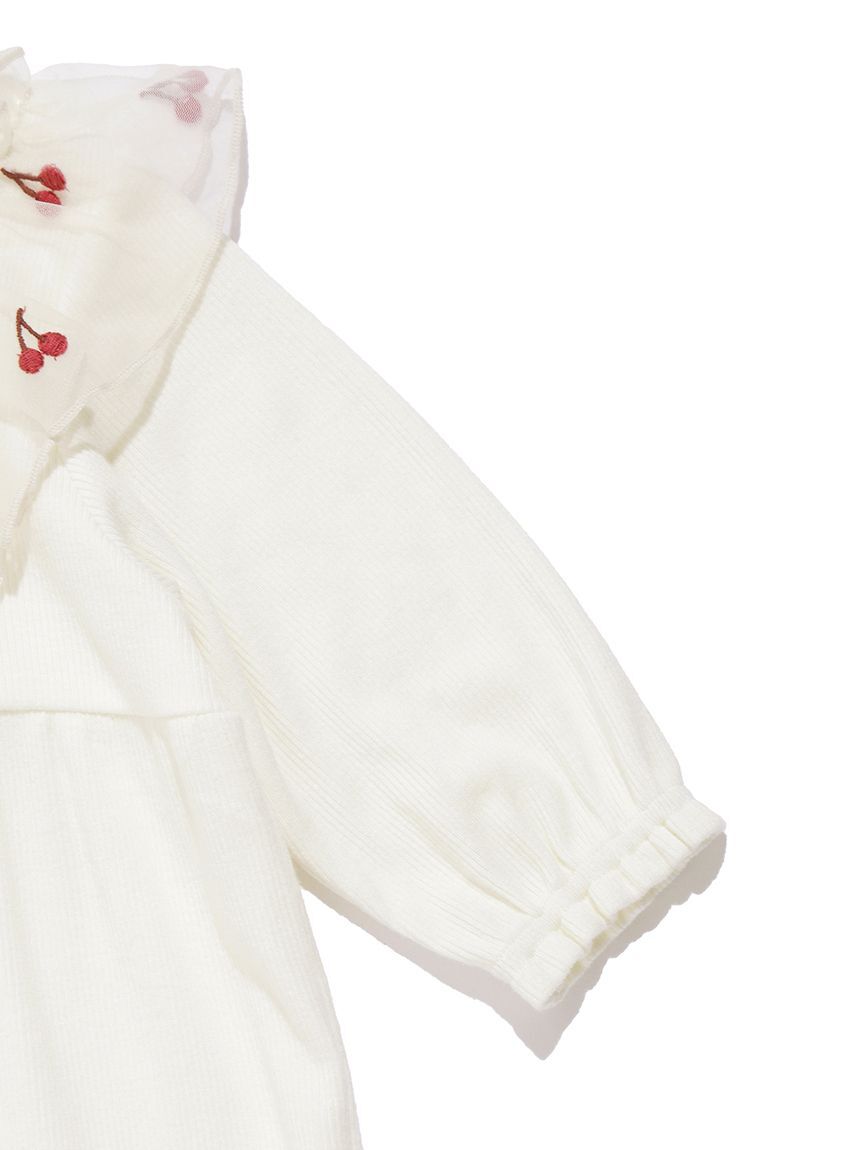 GELATO PIQUE KIDS & BABY「【BABY】チェリー柄チュール2WAYオール」|ロンパース|