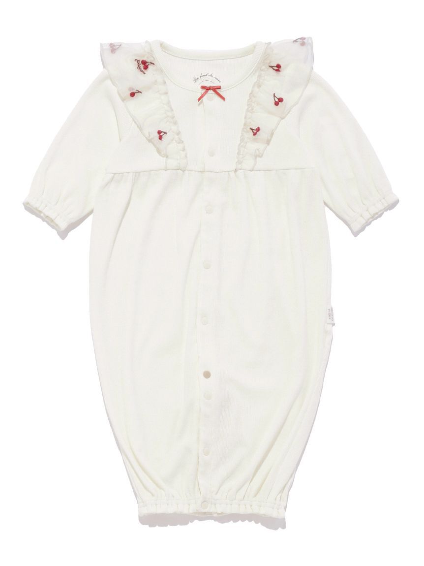 GELATO PIQUE KIDS & BABY「【BABY】チェリー柄チュール2WAYオール」|ロンパース|