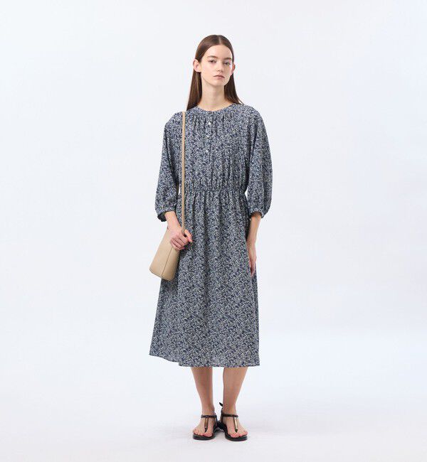 MACKINTOSH PHILOSOPHY「バイカラーフラワープリントワンピース」|ワンピース|