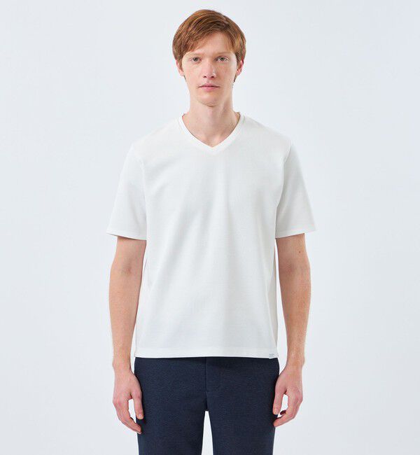 MACKINTOSH PHILOSOPHY「VネックTシャツ サーフニット」|Tシャツ・カットソー|