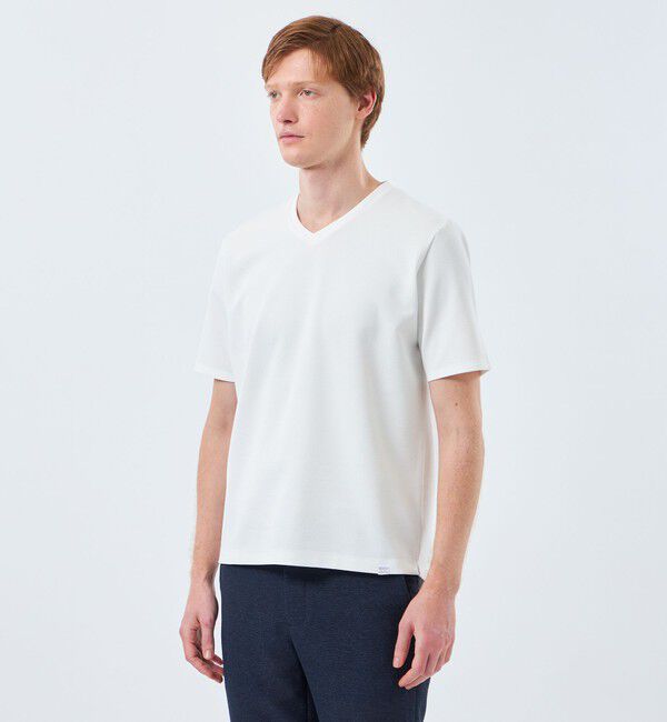 MACKINTOSH PHILOSOPHY「VネックTシャツ サーフニット」|Tシャツ・カットソー|