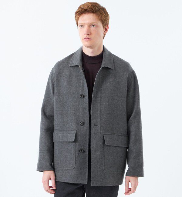 MACKINTOSH PHILOSOPHY「【WEB&一部店舗限定】リバーシブルカーコート 高密度リバークロス」|レインコート|グレー