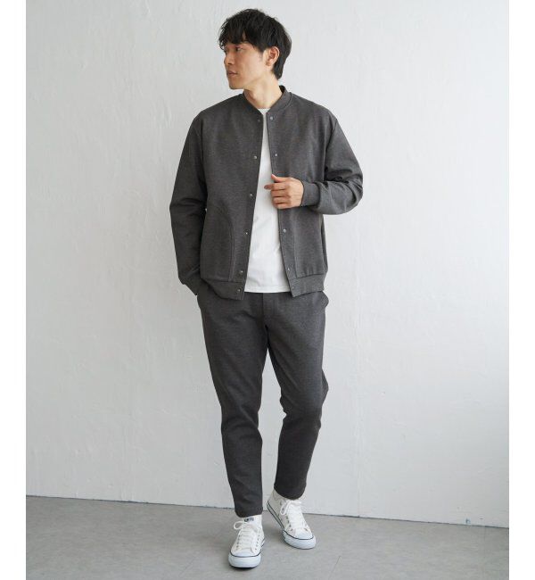 ikka「テックストレッチボタンカーディガン」|カーディガン|