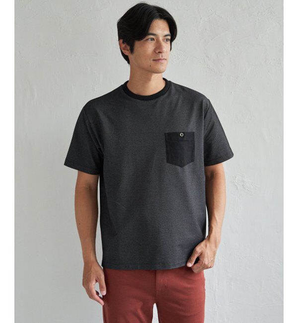 ikka「【接触冷感】デニムライクポケットTシャツ」|Tシャツ・カットソー|