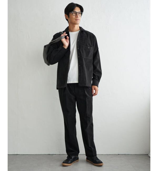 ikka「【セットアップ対応】ストレッチコールシャウター」|シャツ・ブラウス|