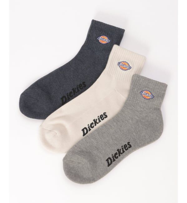 ikka「Dickiesクォーター3Pソックス」|ソックス|