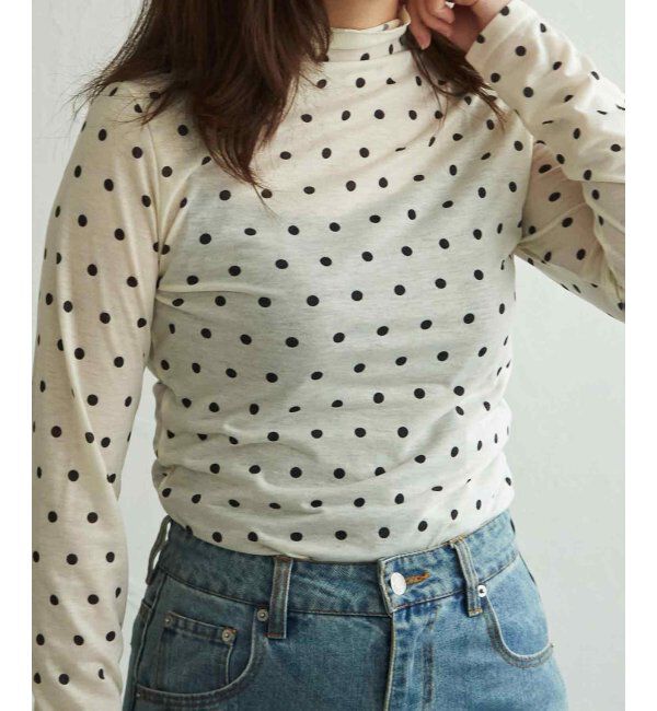 VENCE share style「シアードットハイネックプルオーバー」|その他|