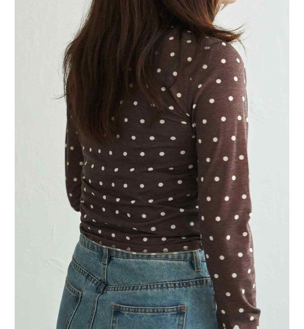 VENCE share style「シアードットハイネックプルオーバー」|その他|