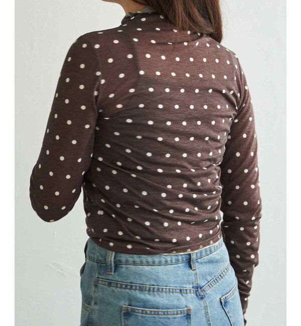 VENCE share style「シアードットハイネックプルオーバー」|その他|
