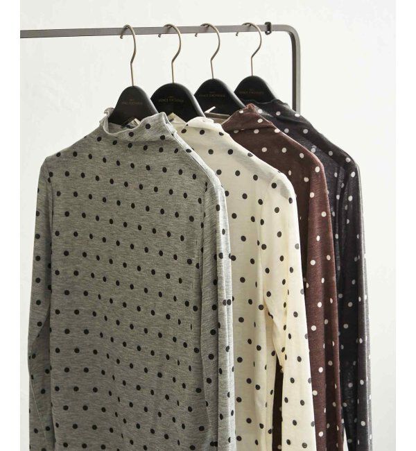 VENCE share style「シアードットハイネックプルオーバー」|その他|グレー