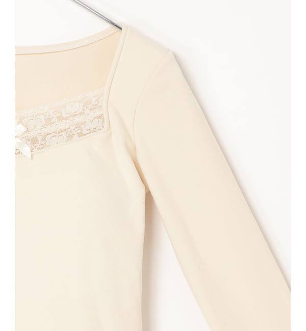 VENCE share style「リボンレースカップインTシャツ」|その他|