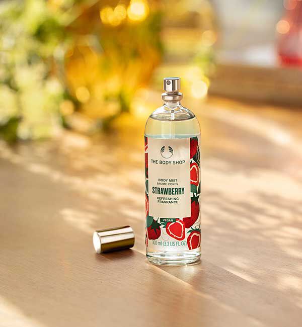 THE BODY SHOP「ボディミスト ストロベリー 100mL」|香水・フレグランス|