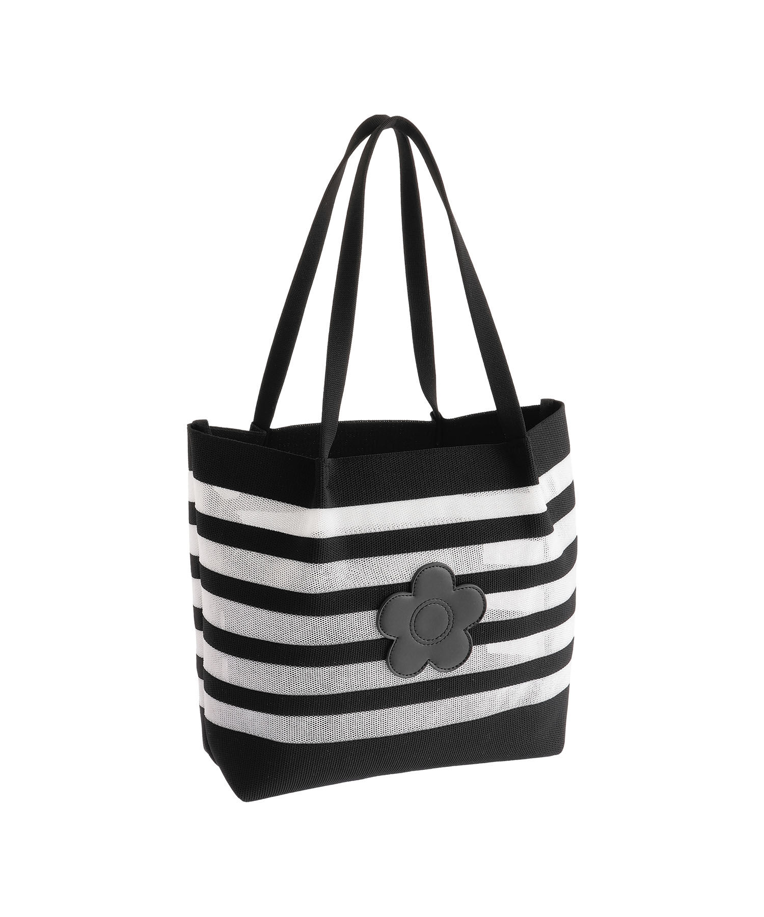 MARY QUANT「メッシュボーダーニット トート」|トートバッグ|