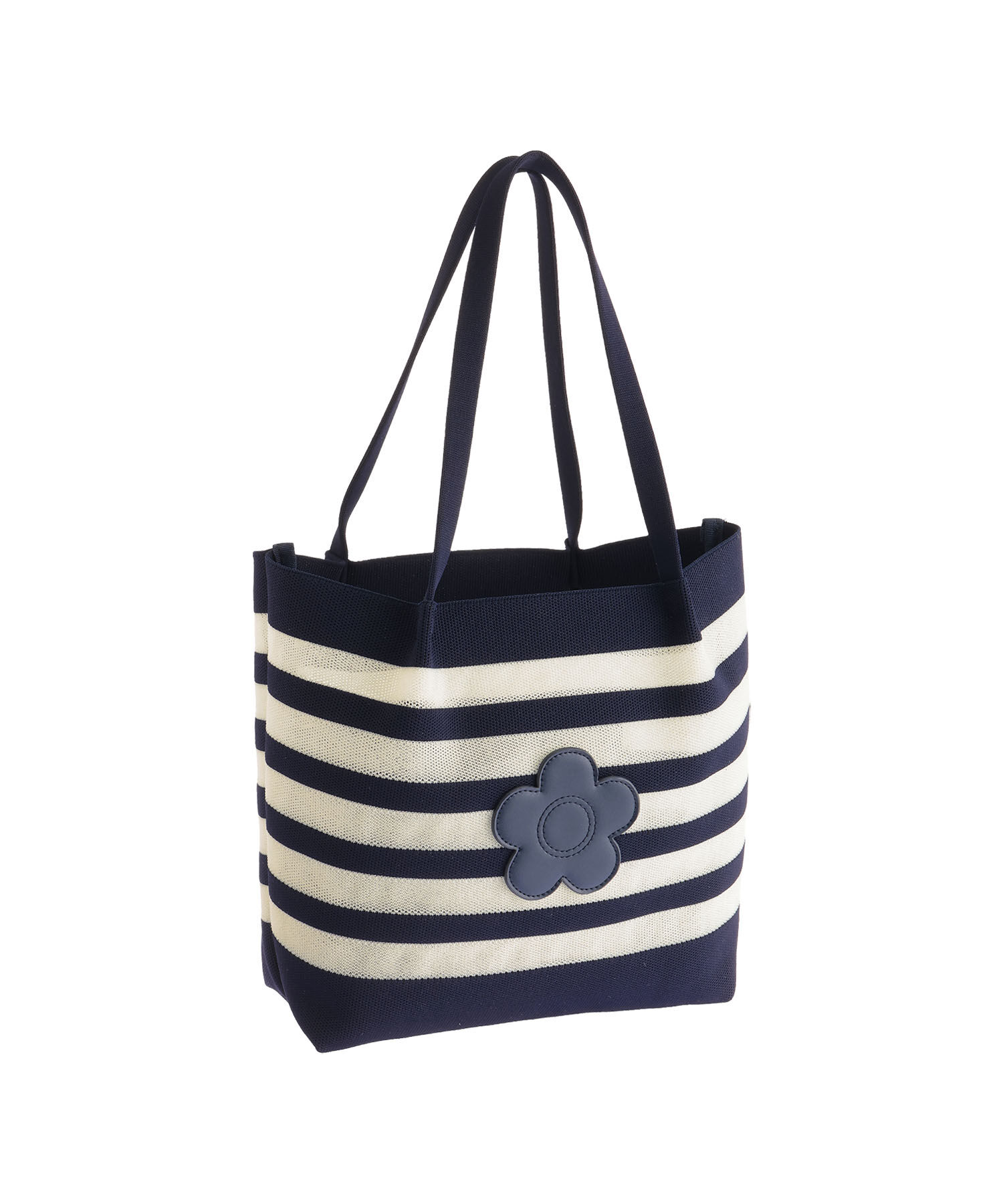 MARY QUANT「メッシュボーダーニット トート」|トートバッグ|