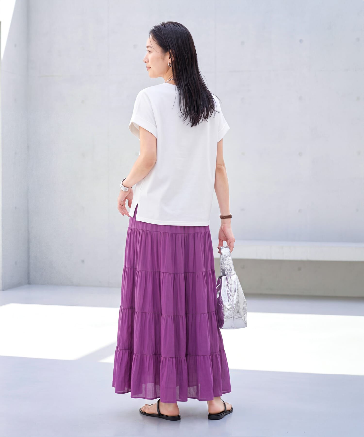 STYLE DELI「【ものづくりJAPAN】ディオラマ袖口折り返しTシャツ」|Tシャツ・カットソー|