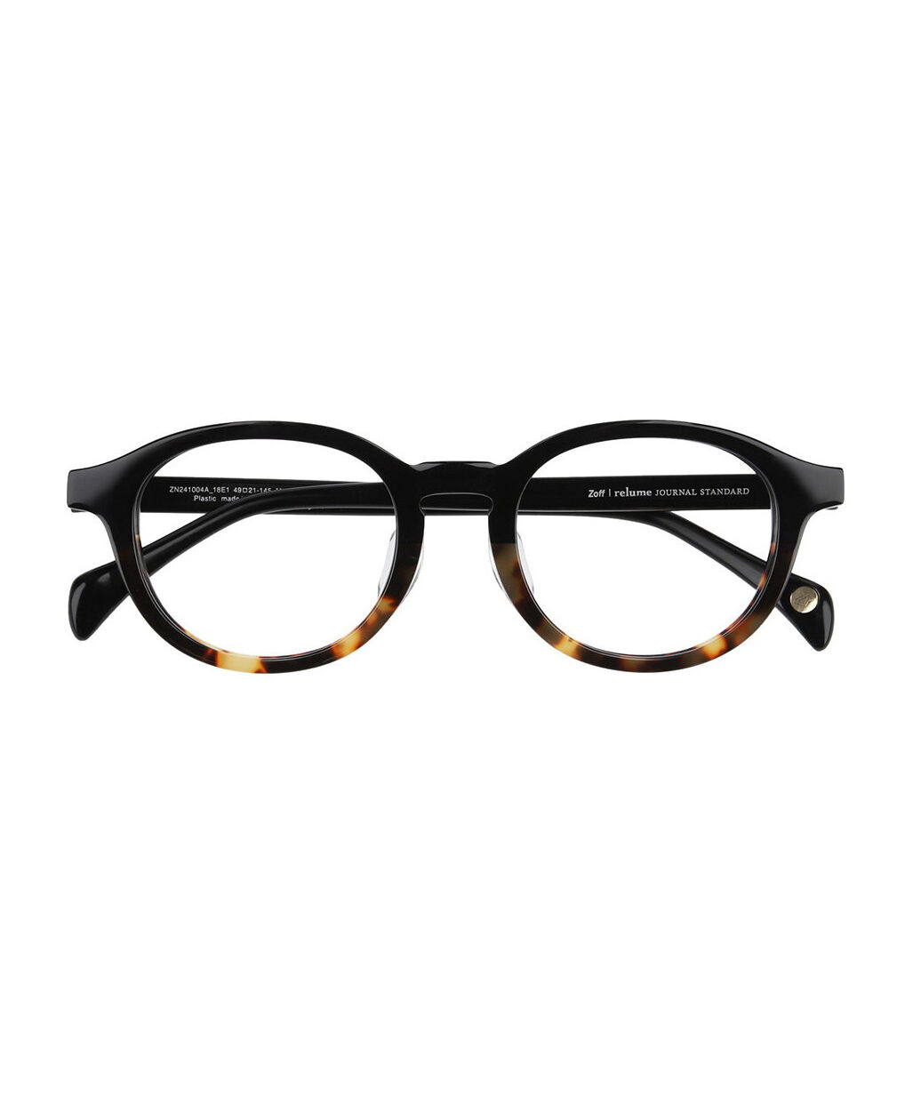  「Zoff | JOURNAL STANDARD relume ボストン型 メガネ レンズ交換券付き ジャーナルスタンダード」|メガネ|