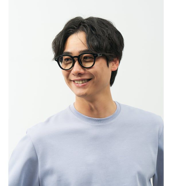  「【WEB限定】SUNCUTGlasses/UV100%CUT ウェリントン型 クリアサングラス |太縁 紫外線対策 UVカット」|サングラス|